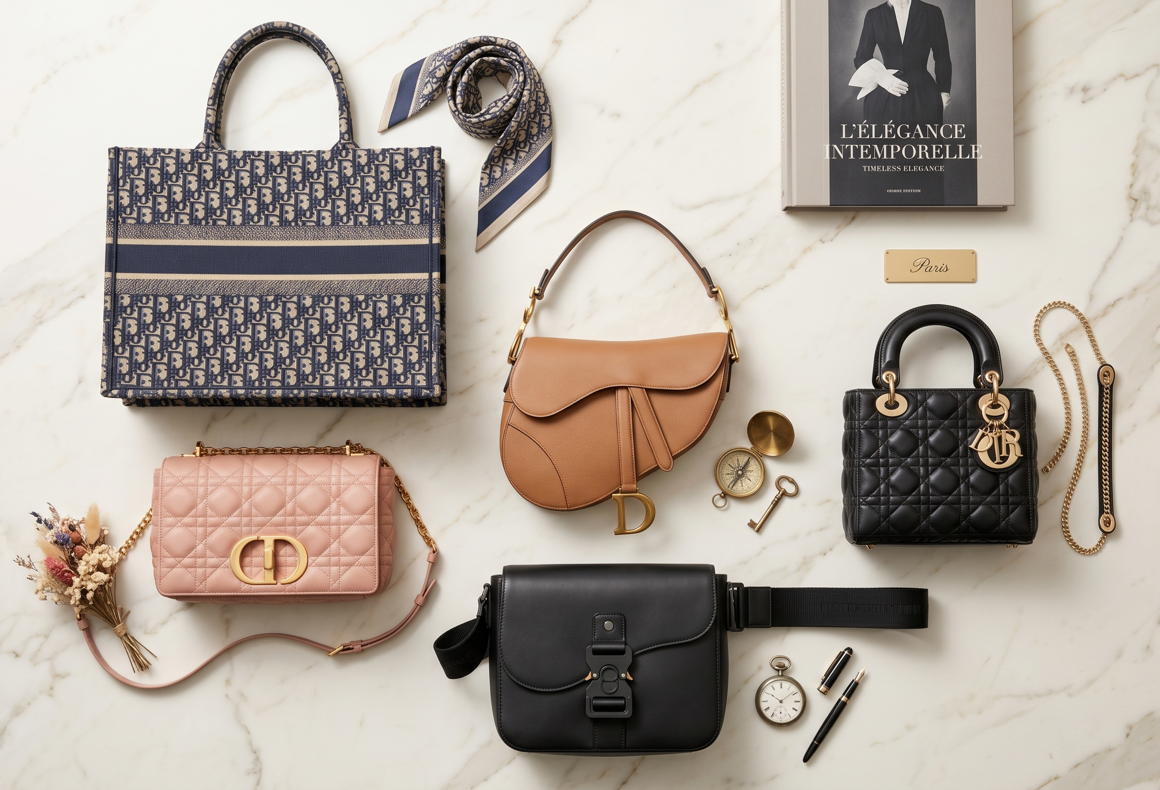 Dior Taschen Modelle 2026 — Lady Dior, Saddle, Book Tote und Miss Dior im Überblick