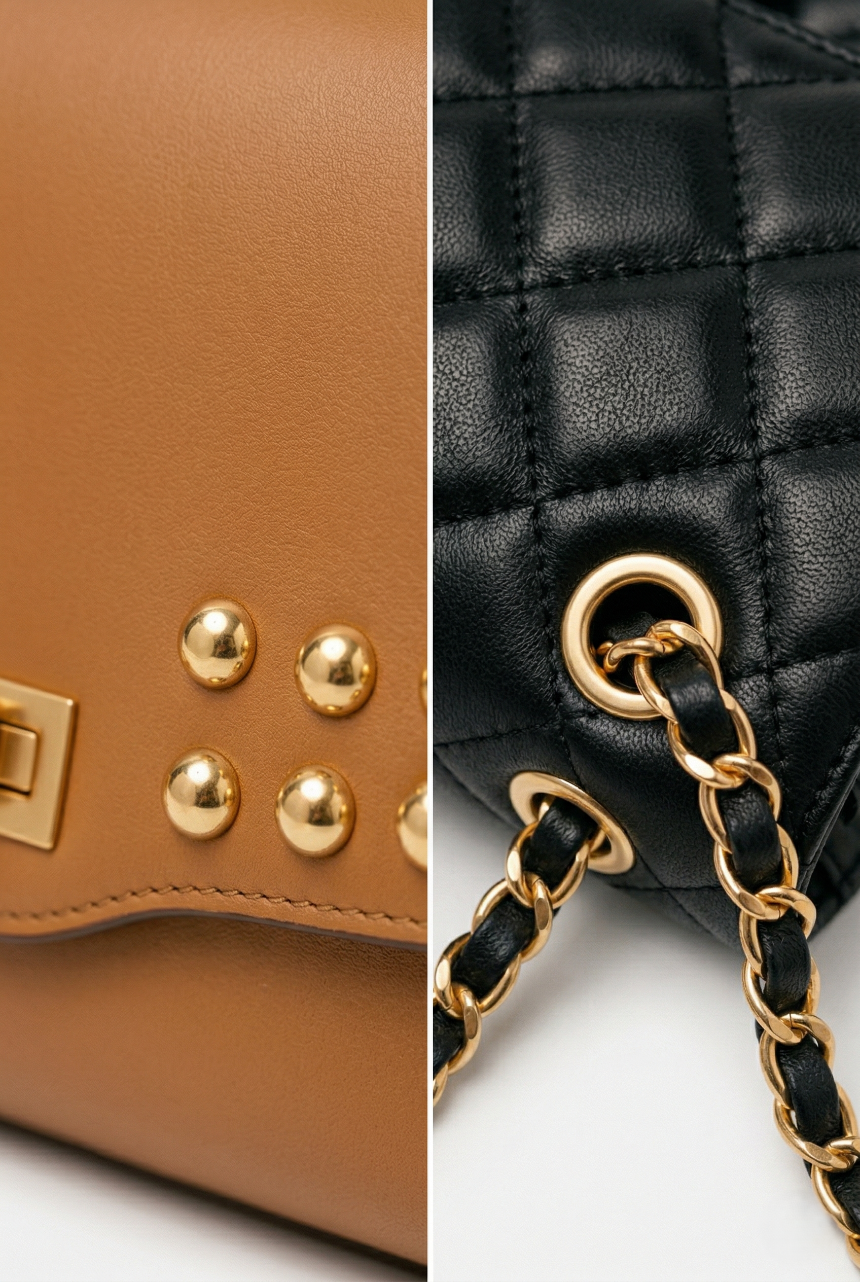 Valentino Nieten vs YSL Matelassé — Qualität und Verarbeitung im Detail