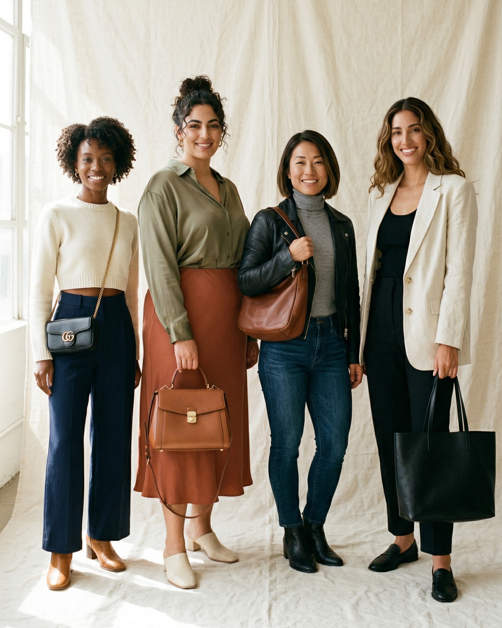 Welche Tasche passt zu welchem Körpertyp — der visuelle Guide